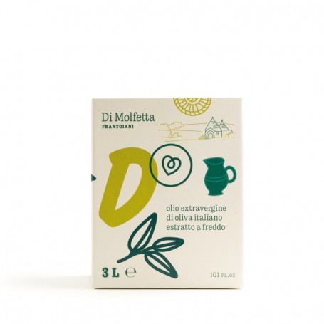 Delicate Extra Virgin Olive Oil - 3L Bag in Box