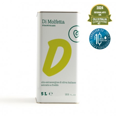 Delicate Extra Virgin Olive Oil in a 5L can