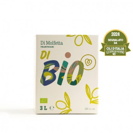 Organic Extra Virgin Olive Oil - 3L Bag-in-Box