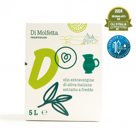 Delicate Extra Virgin Olive Oil - 5L Bag in Box