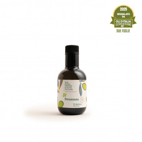 Peranzana Monocultivar Extra Virgin Olive Oil in a Bottle