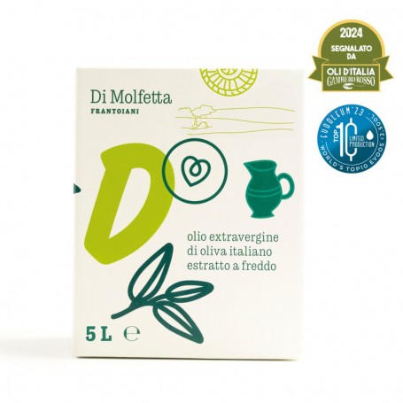 Olio extra vergine di oliva Nuovo - Delicato - Bag in Box da 5L